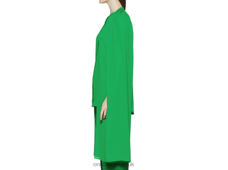 Women WS SHIRT XTBPR597 Clothing Onitsuka Tiger Green