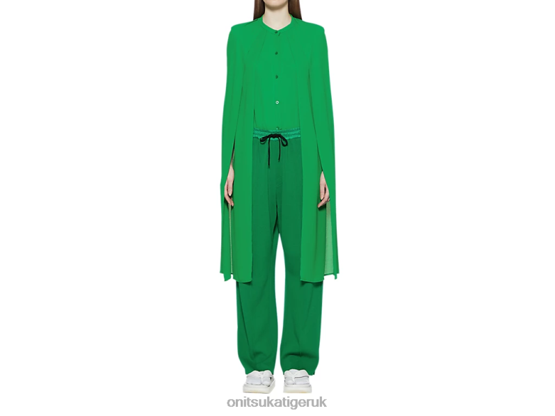 Women WS SHIRT XTBPR597 Clothing Onitsuka Tiger Green
