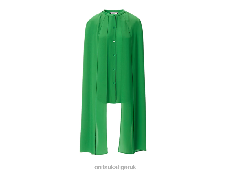 Women WS SHIRT XTBPR597 Clothing Onitsuka Tiger Green