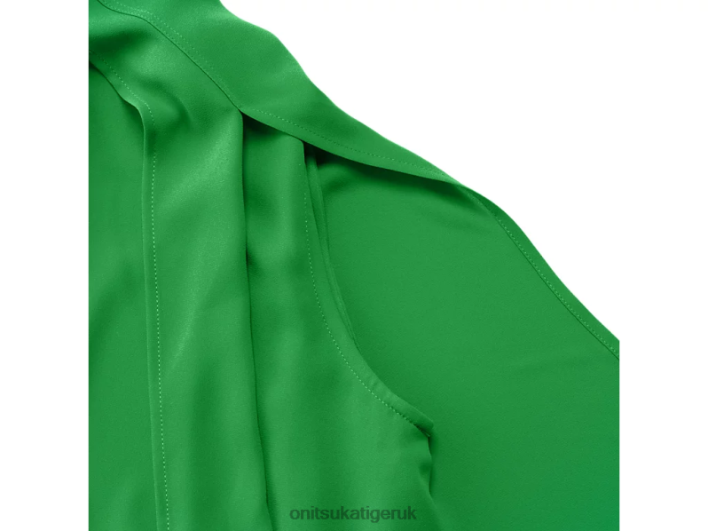 Women WS SHIRT XTBPR597 Clothing Onitsuka Tiger Green