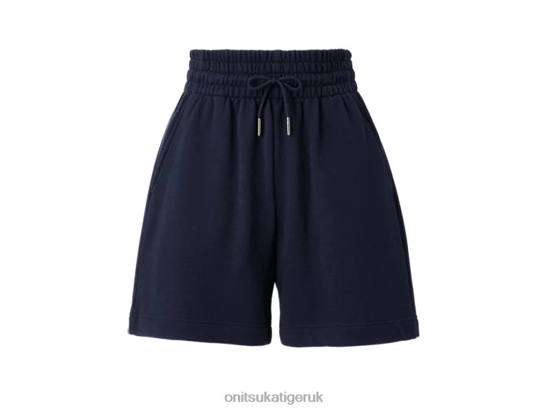 Women WS SHORTS XTBPR613 Clothing Onitsuka Tiger Dark Navy