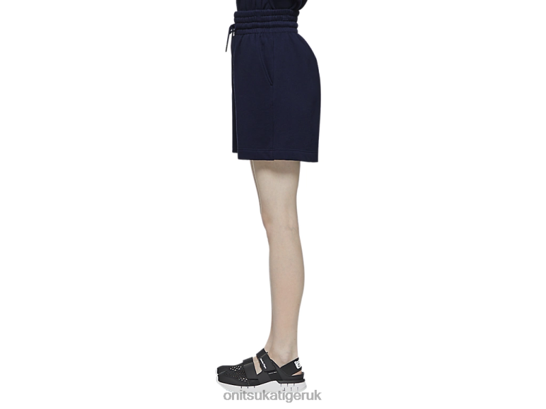 Women WS SHORTS XTBPR613 Clothing Onitsuka Tiger Dark Navy