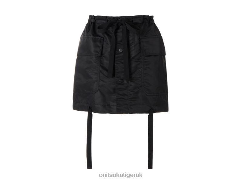 Women WS SKIRT XTBPR593 Clothing Onitsuka Tiger Black