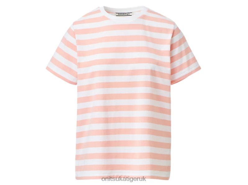 Women WS TEE XTBPR615 Clothing Onitsuka Tiger Cozy Pink