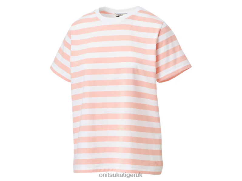 Women WS TEE XTBPR615 Clothing Onitsuka Tiger Cozy Pink
