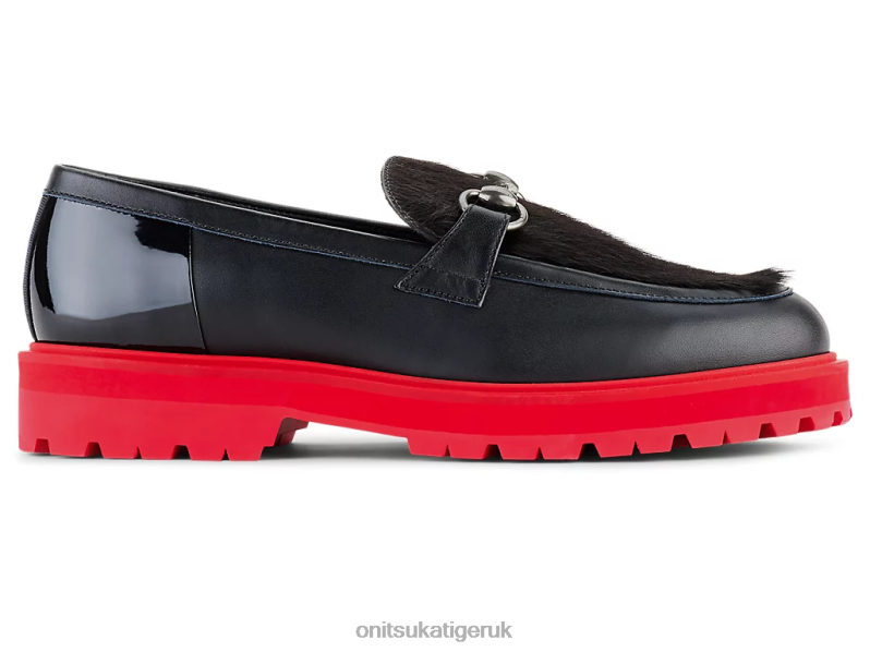 Women BIT LOAFER XTBPR540 Shoes Onitsuka Tiger Black/Classic Red