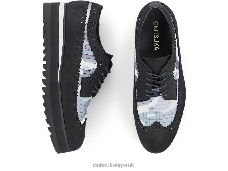 Women BROGUE XTBPR538 Shoes Onitsuka Tiger Black