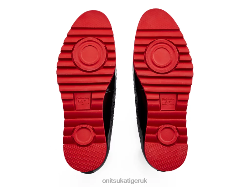 Women BROGUE XTBPR539 Shoes Onitsuka Tiger Black/Classic Red