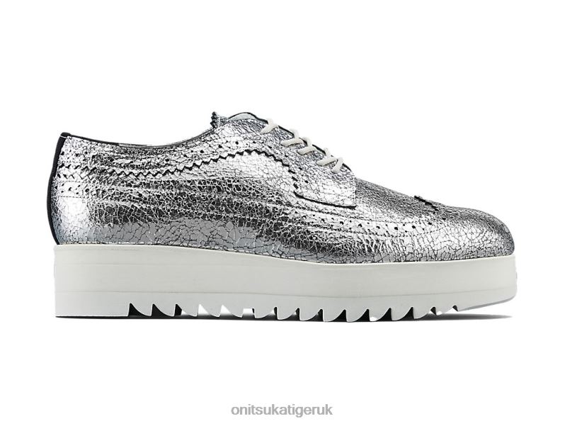 Women BROGUE XTBPR566 Shoes Onitsuka Tiger Silver