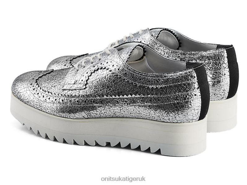 Women BROGUE XTBPR566 Shoes Onitsuka Tiger Silver