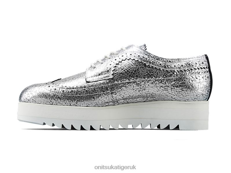 Women BROGUE XTBPR566 Shoes Onitsuka Tiger Silver
