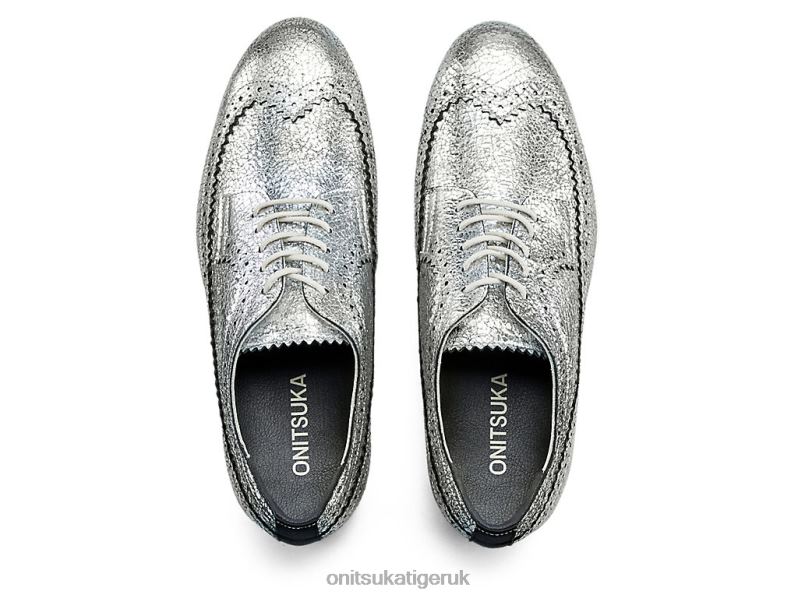 Women BROGUE XTBPR566 Shoes Onitsuka Tiger Silver