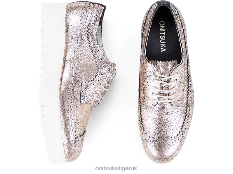 Women BROGUE XTBPR569 Shoes Onitsuka Tiger Rose Gold