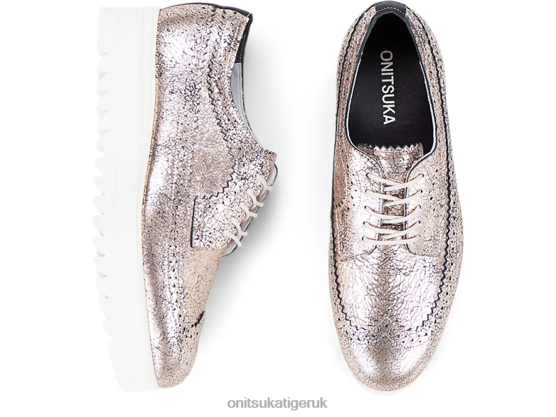 Women BROGUE XTBPR569 Shoes Onitsuka Tiger Rose Gold