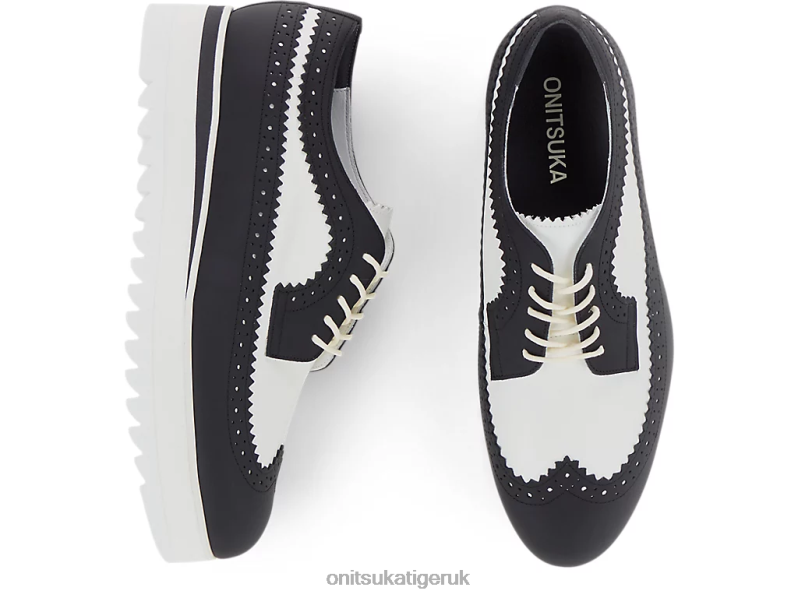Women BROGUE XTBPR577 Shoes Onitsuka Tiger White/Black