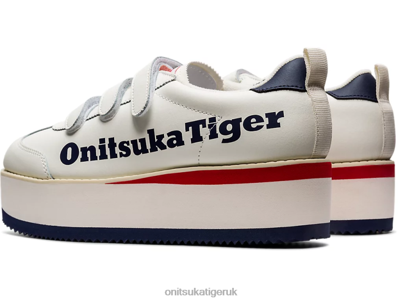 Women DELEGATION CHUNK W XTBPR582 Shoes Onitsuka Tiger Cream/Peacoat