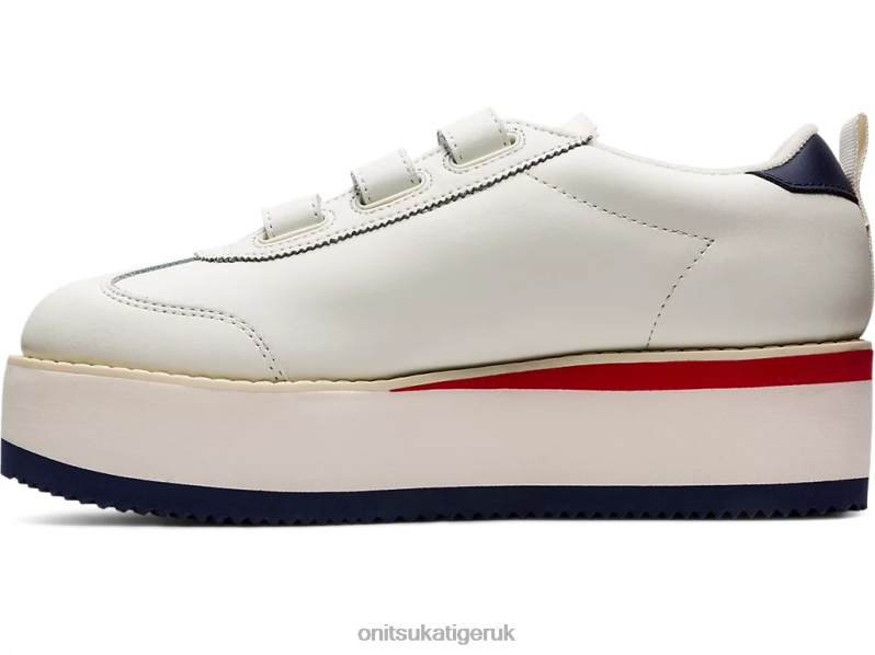 Women DELEGATION CHUNK W XTBPR582 Shoes Onitsuka Tiger Cream/Peacoat