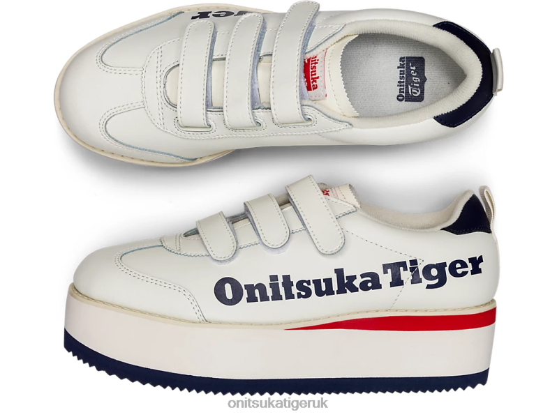 Women DELEGATION CHUNK W XTBPR582 Shoes Onitsuka Tiger Cream/Peacoat