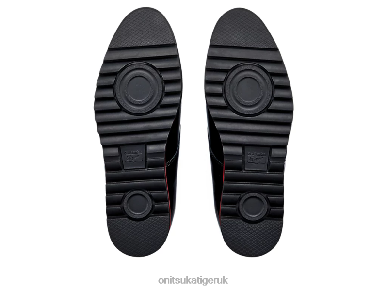 Women DERBY XTBPR556 Shoes Onitsuka Tiger Black/Classic Red