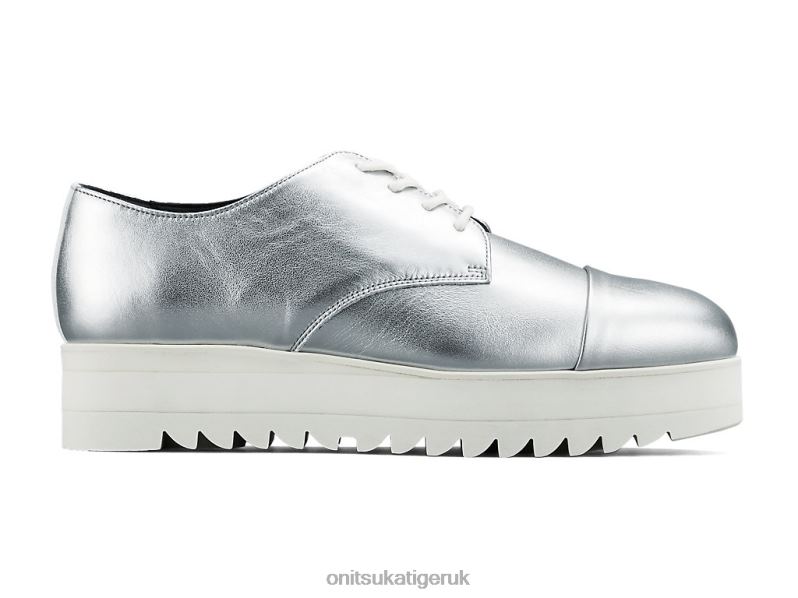 Women DERBY XTBPR572 Shoes Onitsuka Tiger Silver