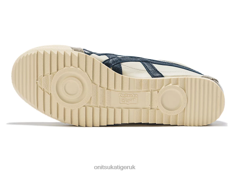 Women MEXICO 66 DELUXE XTBPR533 Shoes Onitsuka Tiger Birch/Indigo Blue
