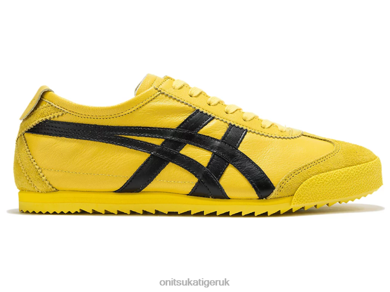 Women MEXICO 66 DELUXE XTBPR534 Shoes Onitsuka Tiger Tai Chi Yellow/Black