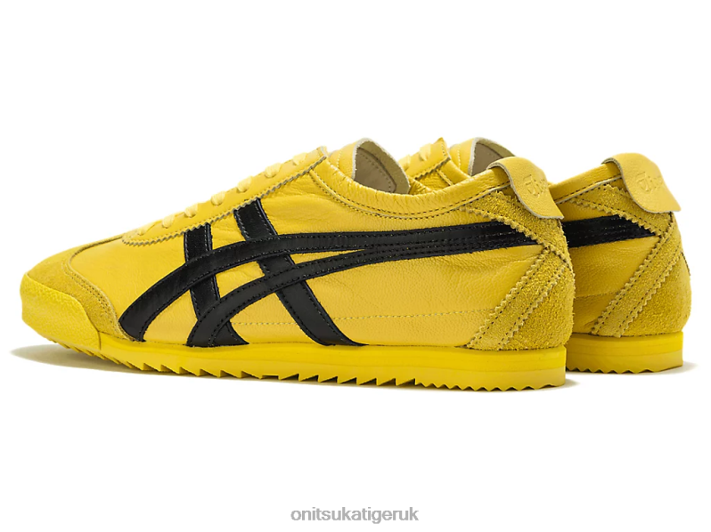 Women MEXICO 66 DELUXE XTBPR534 Shoes Onitsuka Tiger Tai Chi Yellow/Black