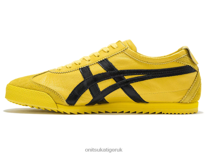 Women MEXICO 66 DELUXE XTBPR534 Shoes Onitsuka Tiger Tai Chi Yellow/Black