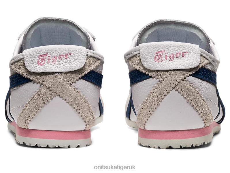 Women MEXICO 66 XTBPR584 Shoes Onitsuka Tiger White/Independence Blue