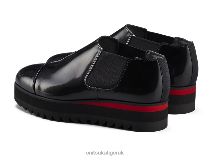Women SIDE GORE BOOT LO XTBPR557 Shoes Onitsuka Tiger Black/Classic Red