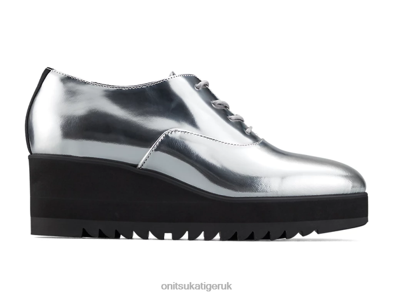 Women WEDGE-O XTBPR570 Shoes Onitsuka Tiger Silver