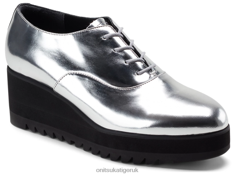 Women WEDGE-O XTBPR570 Shoes Onitsuka Tiger Silver