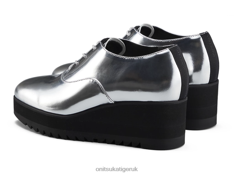 Women WEDGE-O XTBPR570 Shoes Onitsuka Tiger Silver
