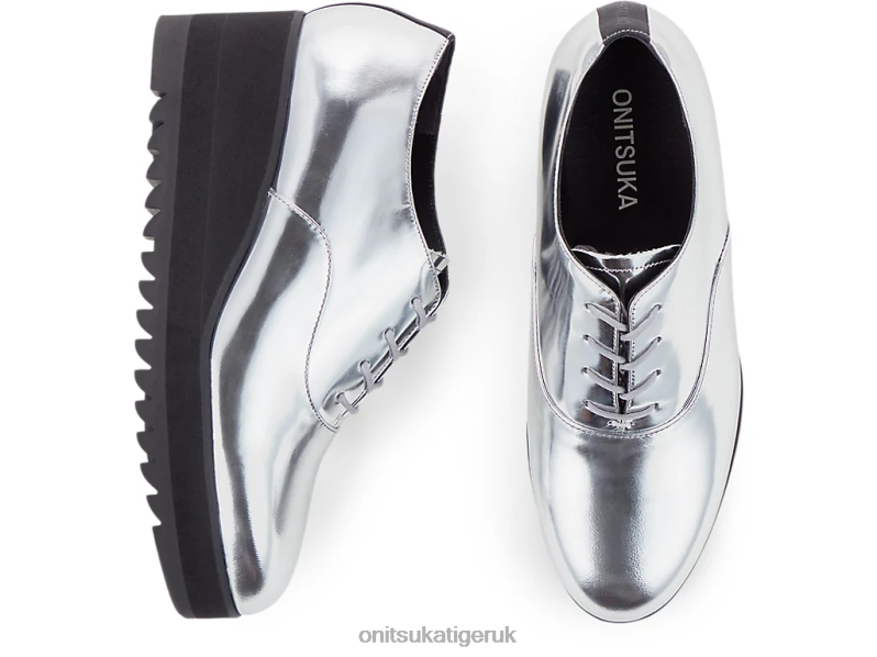 Women WEDGE-O XTBPR570 Shoes Onitsuka Tiger Silver